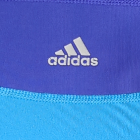 Adidas Climate. Blue and Purple Sport Top Size L - Picture 9 of 16